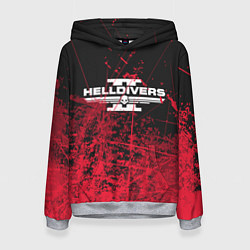 Женская толстовка Helldivers 2: Red Blood