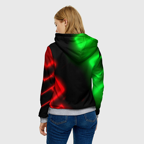 Женская толстовка Nintendo игровой мир / 3D-Меланж – фото 4