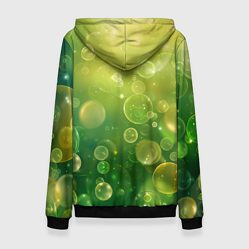 Женская толстовка Летние пузыри / 3D-Черный – фото 2