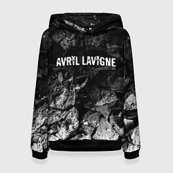 Толстовка-худи женская Avril Lavigne black graphite, цвет: 3D-черный