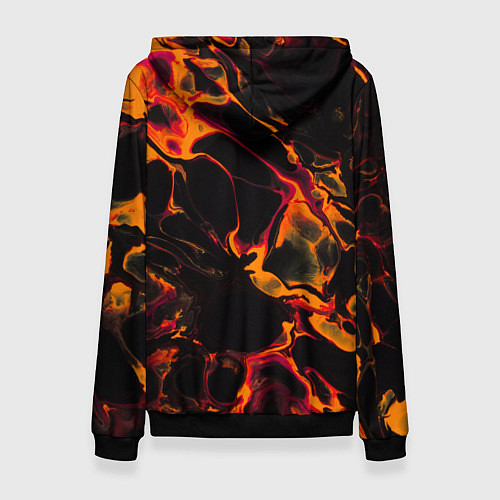 Женская толстовка Bring Me the Horizon red lava / 3D-Черный – фото 2