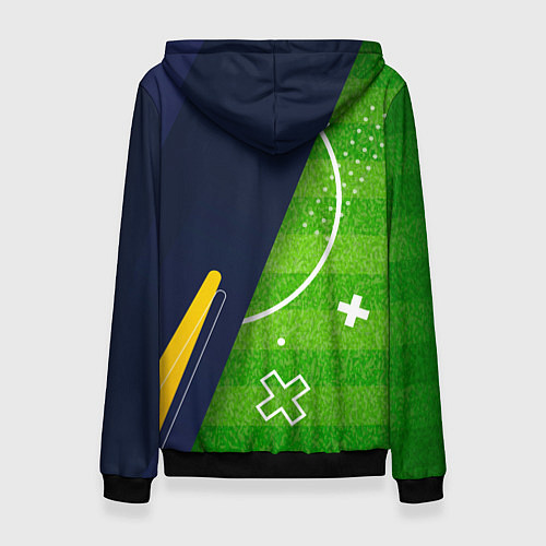 Женская толстовка Hoffenheim football field / 3D-Черный – фото 2