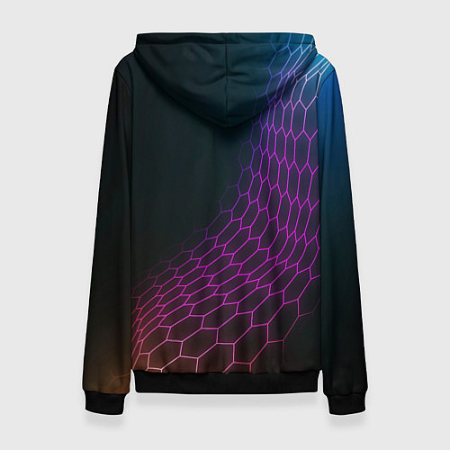 Женская толстовка Hoffenheim футбольная сетка / 3D-Черный – фото 2