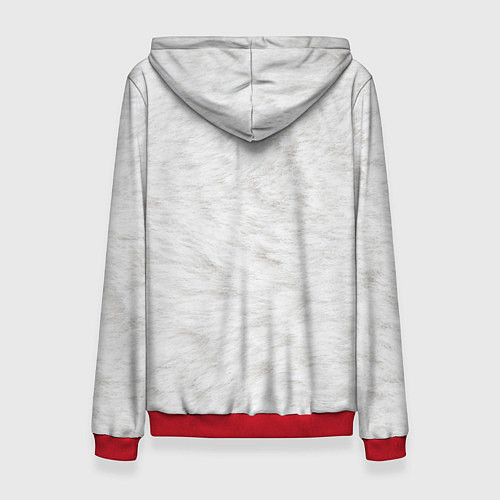 Женская толстовка Овечья шкура / 3D-Красный – фото 2