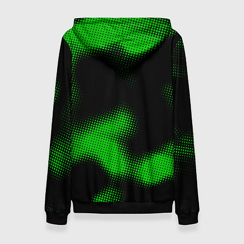 Женская толстовка Leicester City sport halftone / 3D-Черный – фото 2