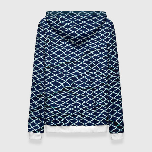 Женская толстовка Ромбичный узор / 3D-Белый – фото 2