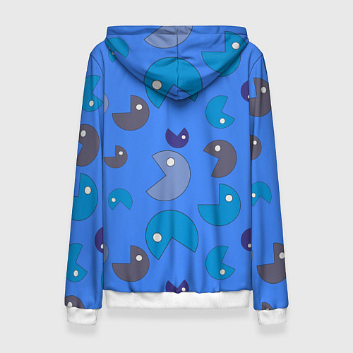 Женская толстовка Кусака ПакМан паттерн / 3D-Белый – фото 2