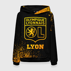 Женская толстовка Lyon - gold gradient