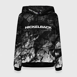 Женская толстовка Nickelback black graphite