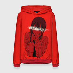 Толстовка-худи женская Демон контроля Макима, цвет: 3D-красный