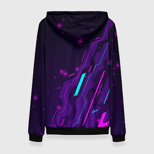 Женская толстовка Forza Horizon neon gaming / 3D-Черный – фото 2