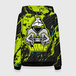 Толстовка-худи женская Game, цвет: 3D-черный