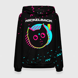 Женская толстовка Nickelback - rock star cat
