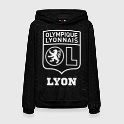 Женская толстовка Lyon sport на темном фоне