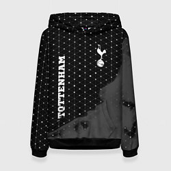 Женская толстовка Tottenham sport на темном фоне вертикально