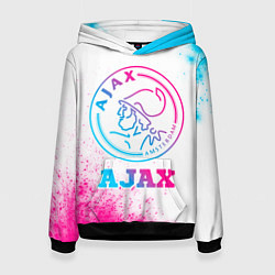 Женская толстовка Ajax neon gradient style