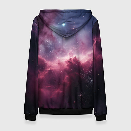 Женская толстовка Абстрактный космос фантастика / 3D-Черный – фото 2