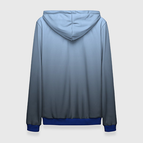 Женская толстовка Винтажный автомобиль Porsche / 3D-Синий – фото 2