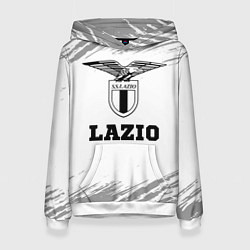 Толстовка-худи женская Lazio sport на светлом фоне, цвет: 3D-белый