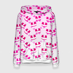 Женская толстовка Marshmello pink colors