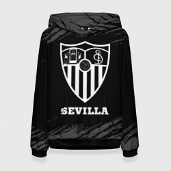 Женская толстовка Sevilla sport на темном фоне