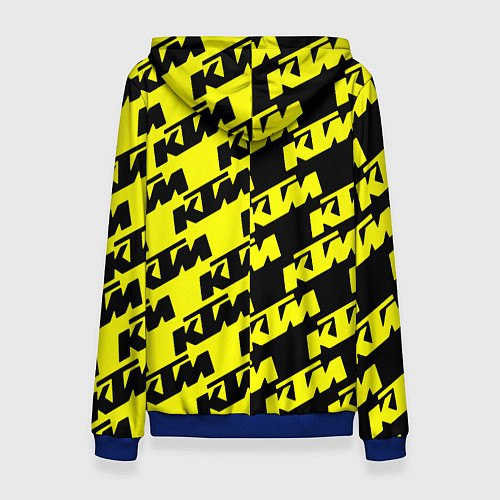 Женская толстовка KTU жёлто чёрный стиль / 3D-Синий – фото 2