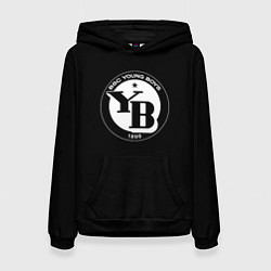 Толстовка-худи женская Young Boys, цвет: 3D-черный