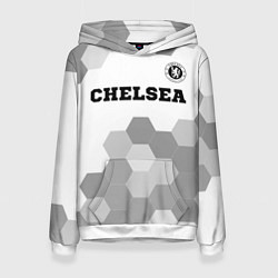 Женская толстовка Chelsea sport на светлом фоне посередине