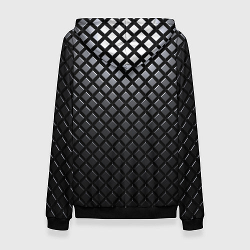 Женская толстовка Доспехи из карбона / 3D-Черный – фото 2