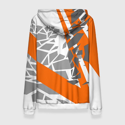 Женская толстовка Racing texture / 3D-Белый – фото 2
