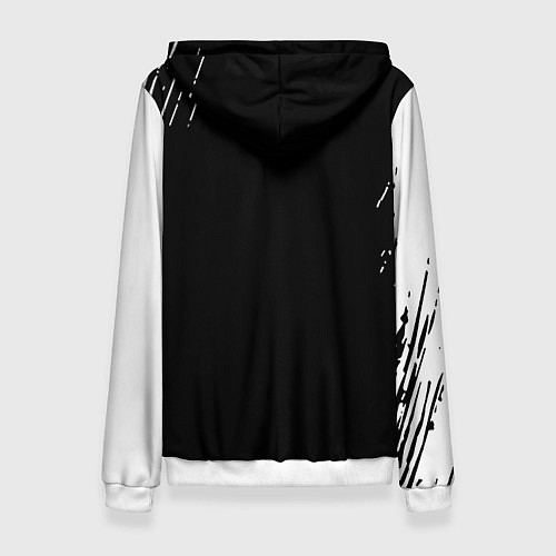 Женская толстовка Quake штрихи красок / 3D-Белый – фото 2