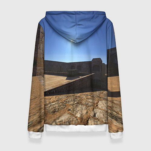 Женская толстовка Dust2 full 3d 4k / 3D-Белый – фото 2