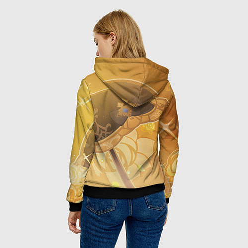 Женская толстовка Navia Genshin Impact / 3D-Черный – фото 4