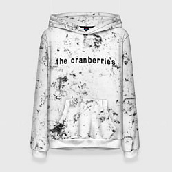 Толстовка-худи женская The Cranberries dirty ice, цвет: 3D-белый