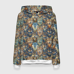 Женская толстовка Волчий узор