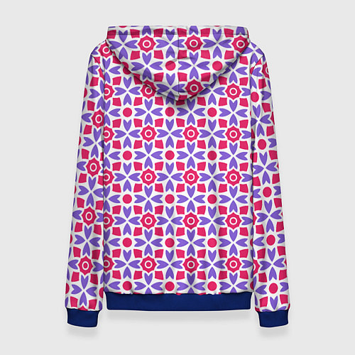 Женская толстовка Потрясающий узор батик / 3D-Синий – фото 2