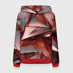 Женская толстовка Рубиновые пирамидки