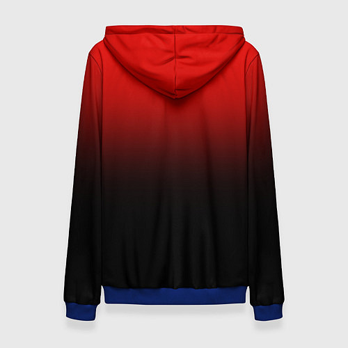 Женская толстовка Кайдзю - Хибино / 3D-Синий – фото 2