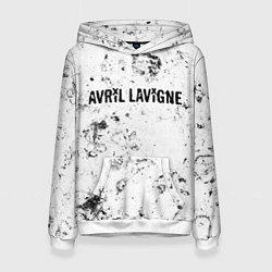 Толстовка-худи женская Avril Lavigne dirty ice, цвет: 3D-белый