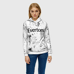 Толстовка-худи женская Everton dirty ice, цвет: 3D-белый — фото 2