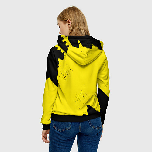 Женская толстовка Имперская россия краски / 3D-Черный – фото 4