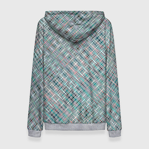 Женская толстовка Светлый серо-голубой текстурированный / 3D-Меланж – фото 2