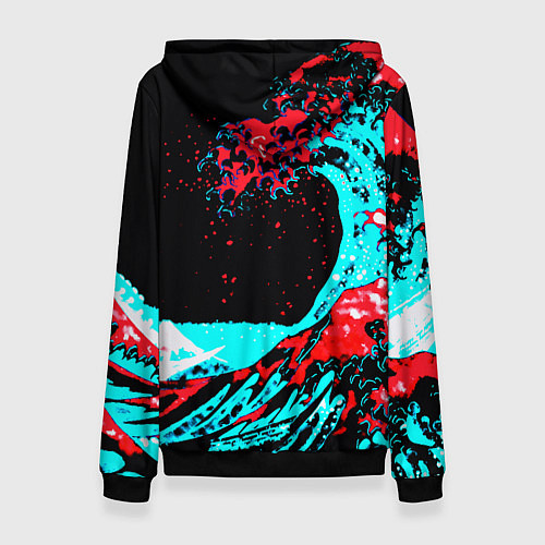 Женская толстовка Samurai steel game / 3D-Черный – фото 2