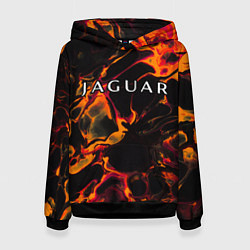 Женская толстовка Jaguar red lava