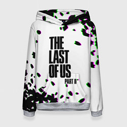 Толстовка-худи женская The last of us лепестки, цвет: 3D-меланж