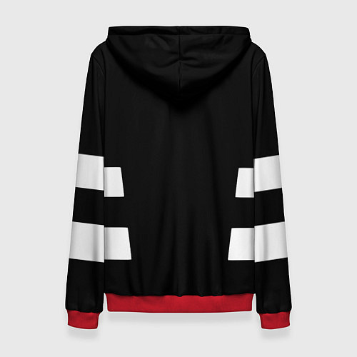 Женская толстовка Герб РФ полосы / 3D-Красный – фото 2