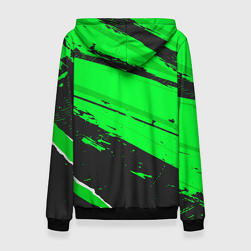 Женская толстовка Yamaha sport green / 3D-Черный – фото 2