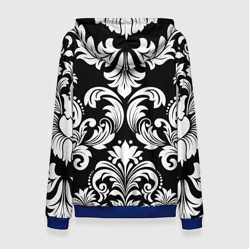 Женская толстовка Дамасский орнамент / 3D-Синий – фото 2
