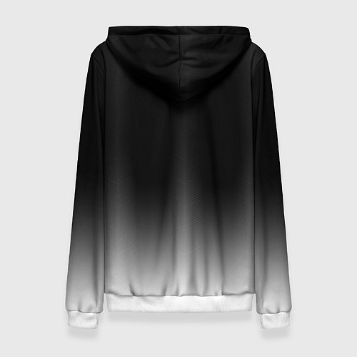 Женская толстовка Ювентус серый градиент / 3D-Белый – фото 2