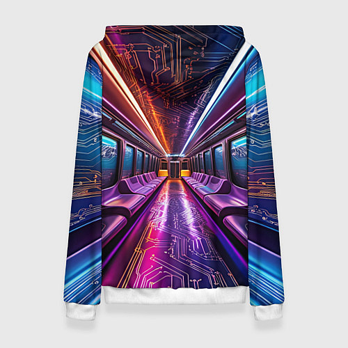 Женская толстовка Биткоин миллионер - загрузка / 3D-Белый – фото 2